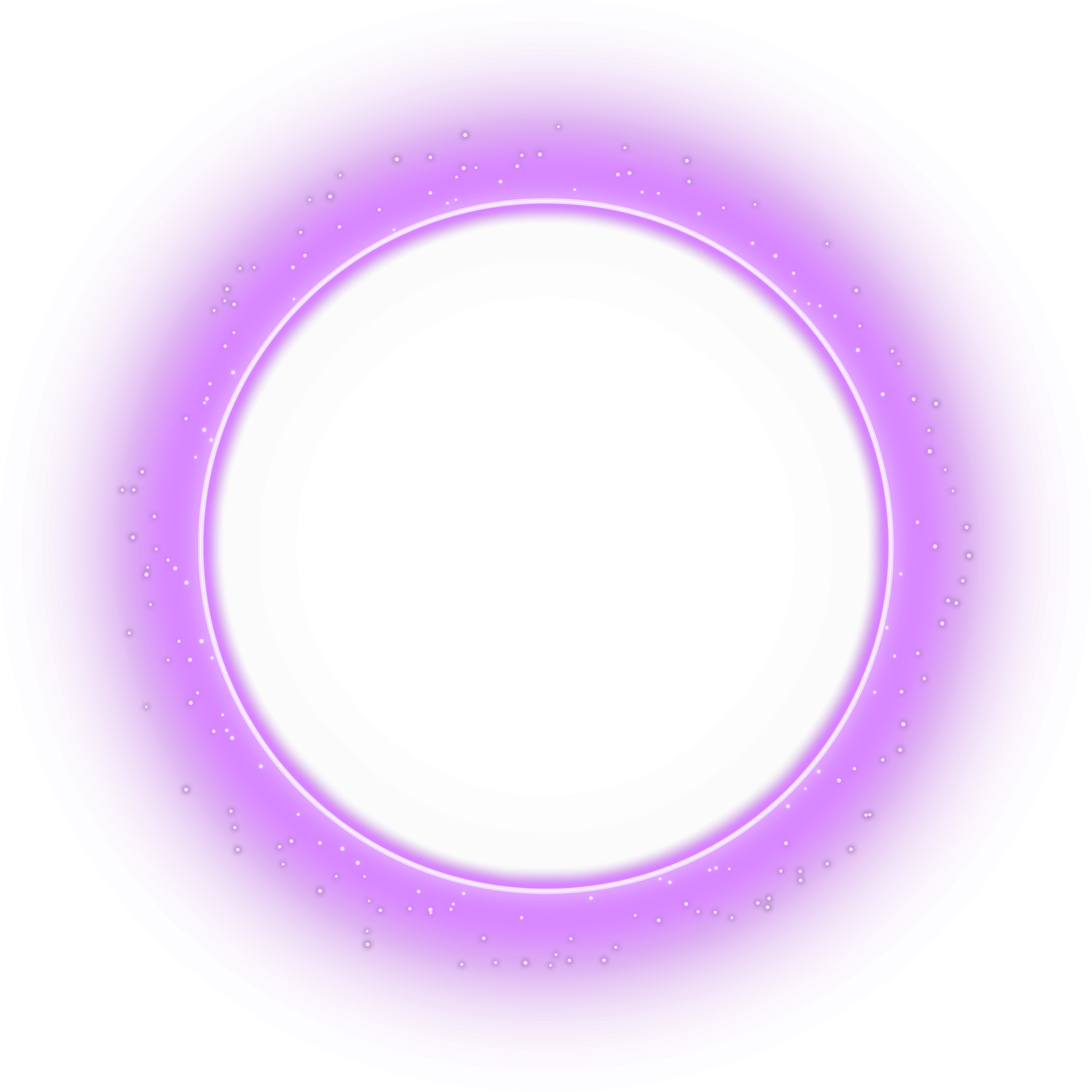 purple glowing circle frame